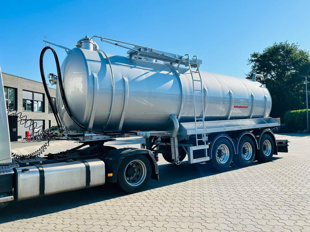 New Tank semi-trailer Kässbohrer K.STN L 30 Edelstahl Tanker 30m³ für Gülle