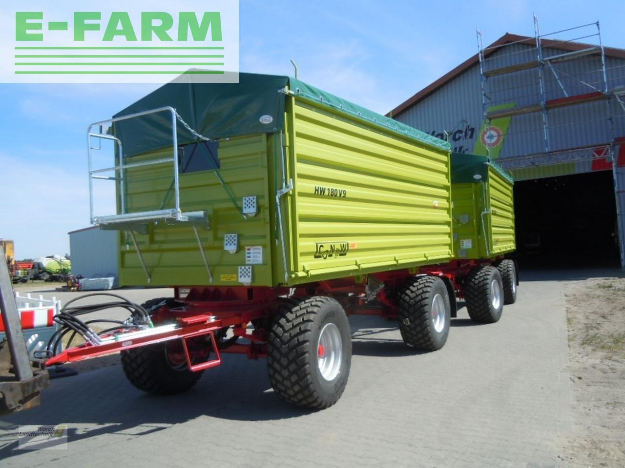 Farm tipping trailer/ Dumper Conow hw 180.1 zsk v9