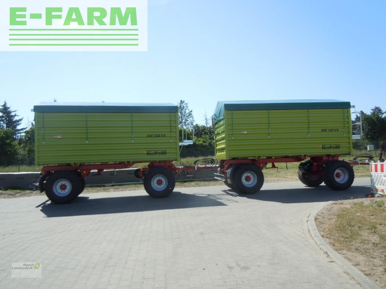 Farm tipping trailer/ Dumper Conow hw 180.1 zsk v9