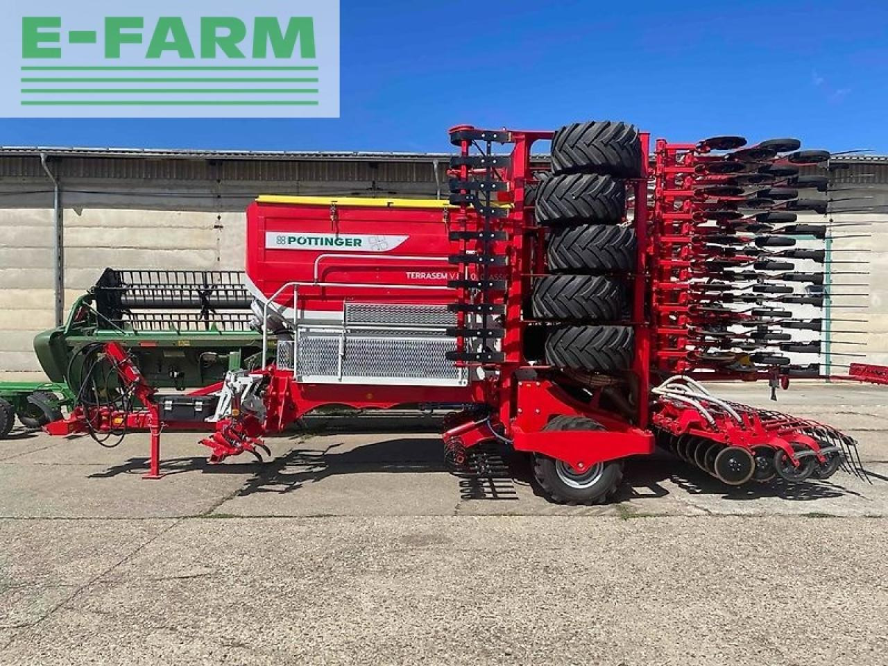 Seed drill Pöttinger terrasem v 8000 classic