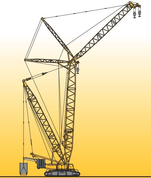 Crawler crane LIEBHERR LR1750