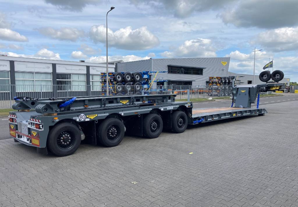 Low loader semi-trailer Broshuis 4 ABD- PL/1