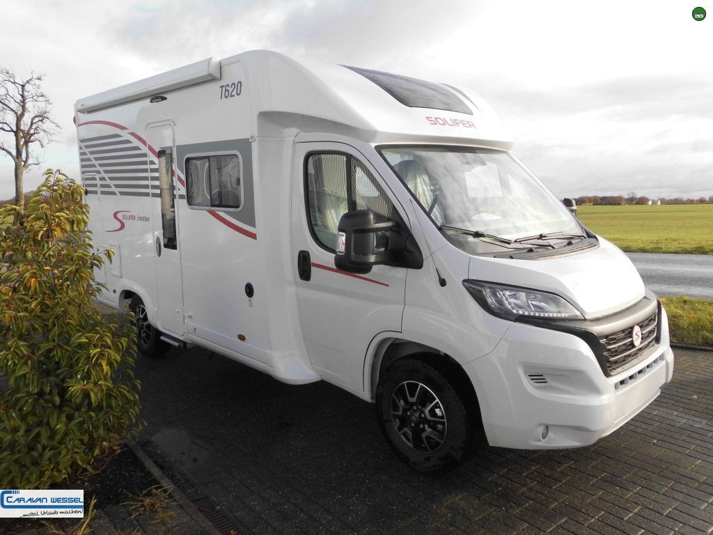 New Semi-integrated motorhome Solifer Emotion 620 DB Premium 2024 mit Hubbett