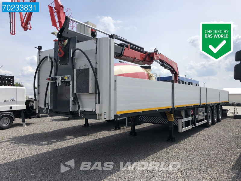 New Dropside/ Flatbed semi-trailer Bodex KIS3B 3 axles Without Truck