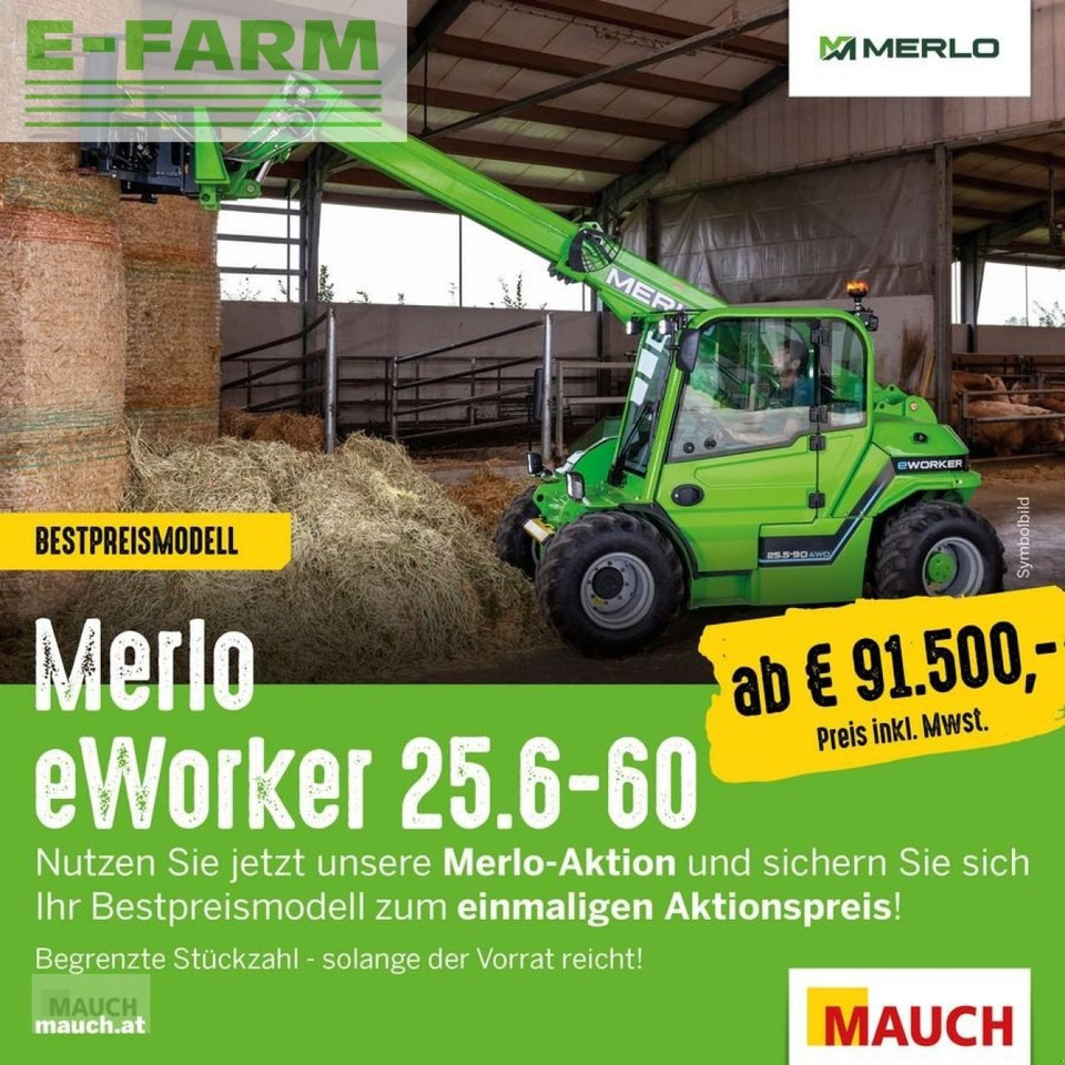 Telescopic handler Merlo e-worker 25.5-60 aktion