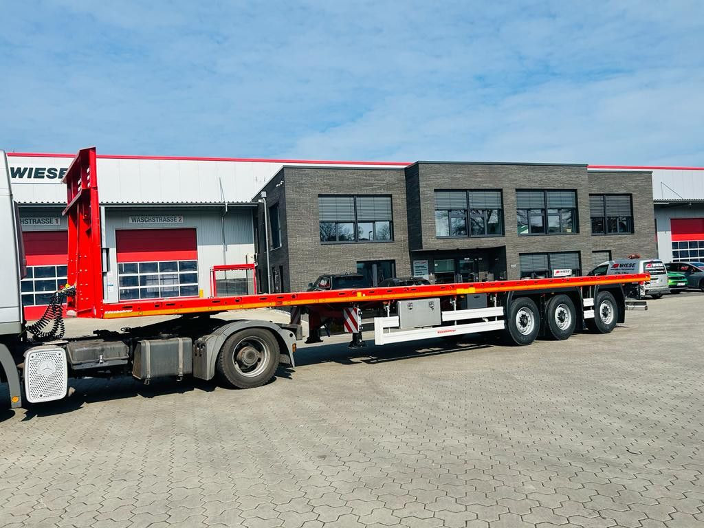 New Dropside/ Flatbed semi-trailer Kässbohrer Maxima SPAX Tele HD Plattform Auflieger