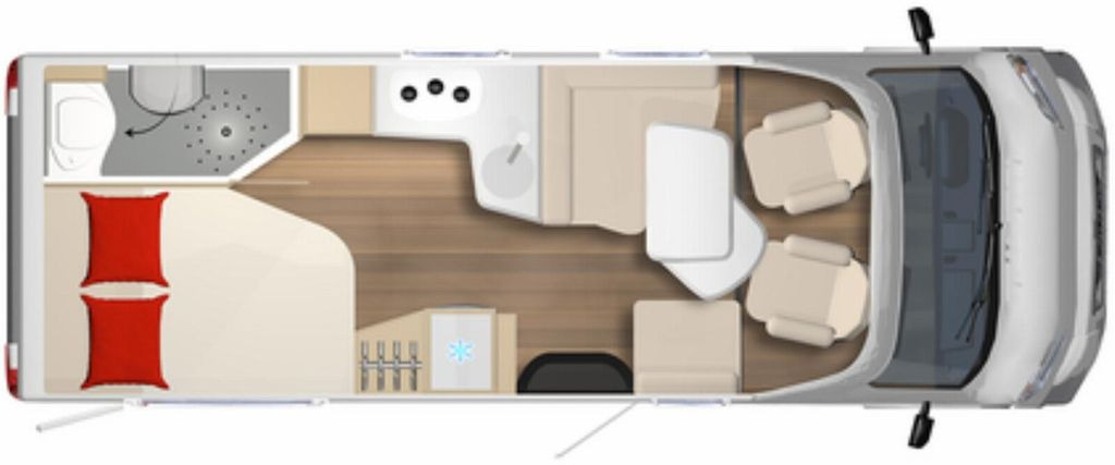 New Semi-integrated motorhome Bürstner Limited T 660