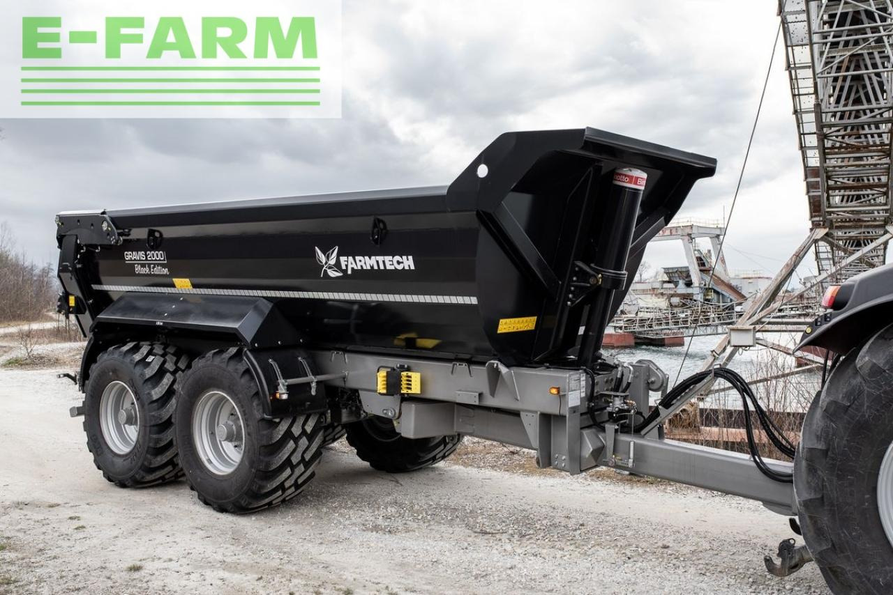 Farm tipping trailer/ Dumper Farmtech gravis 2000