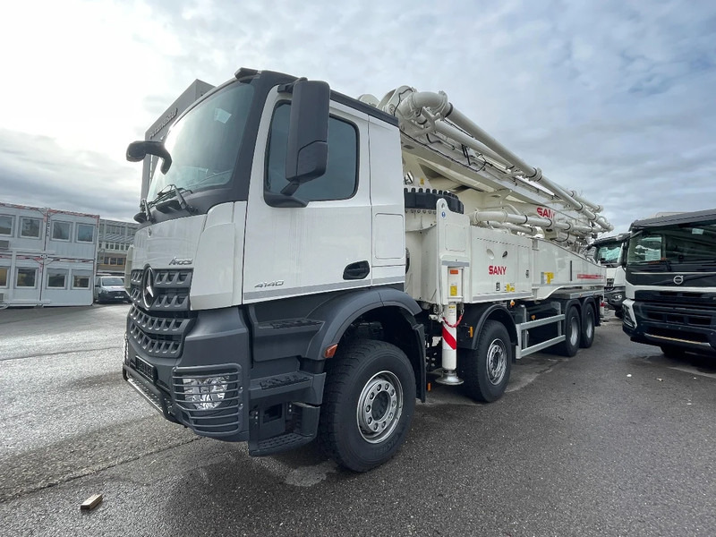 New Concrete pump truck Mercedes-Benz Arocs 4140 8×4 SANY 49 meter Concrete Pump – Ready foor work!! – NEW