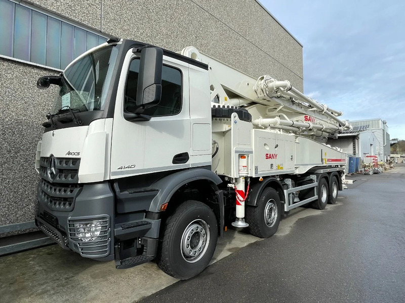 New Concrete pump truck Mercedes-Benz Arocs 4140 8×4 SANY 43 meter Concrete Pump – Ready for work!! – NEW