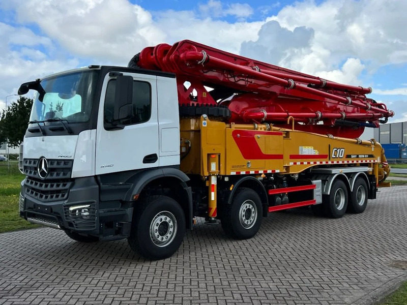 New Concrete pump truck Mercedes-Benz Arocs 4140 8×4 SANY 47 meter Concrete Pump – 2 UNITS