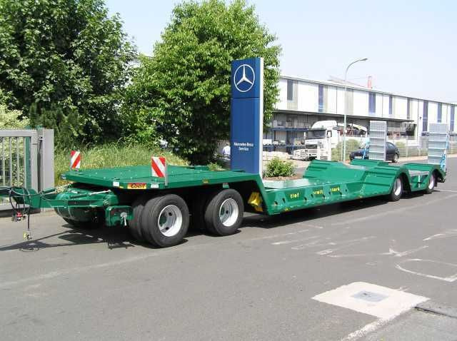 New Low loader trailer Ebert TL 40 ST Spezialtieflader