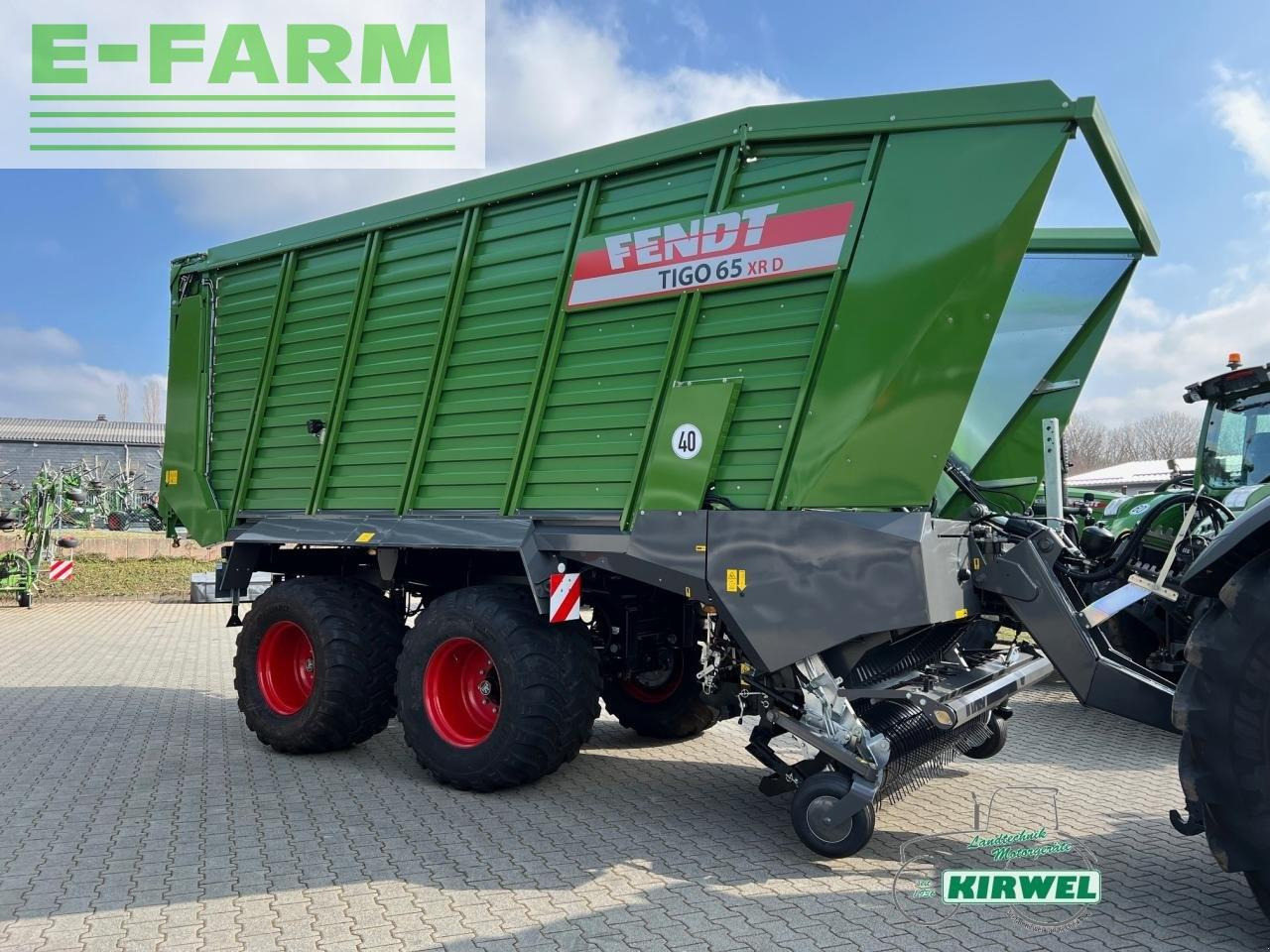 Self-loading wagon Fendt tigo 65 xr