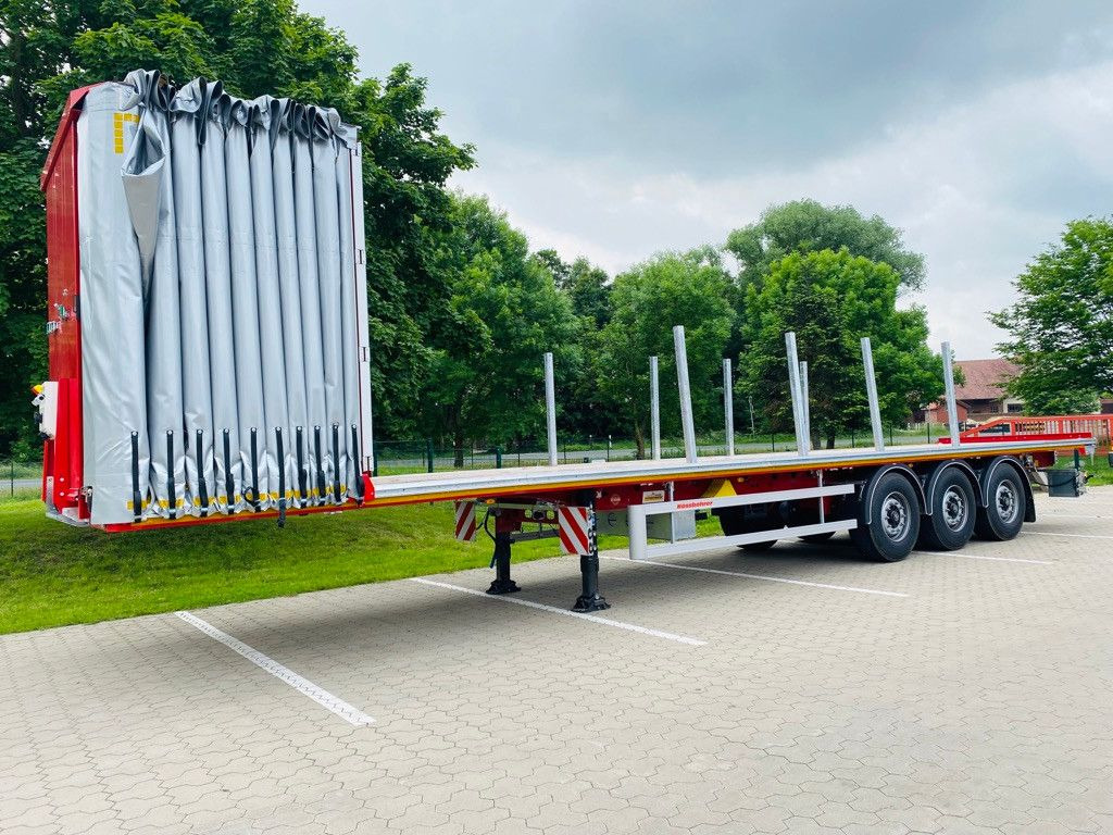 New Curtainsider semi-trailer Kässbohrer K.SPO Pritsche Plane – Libner Open Box