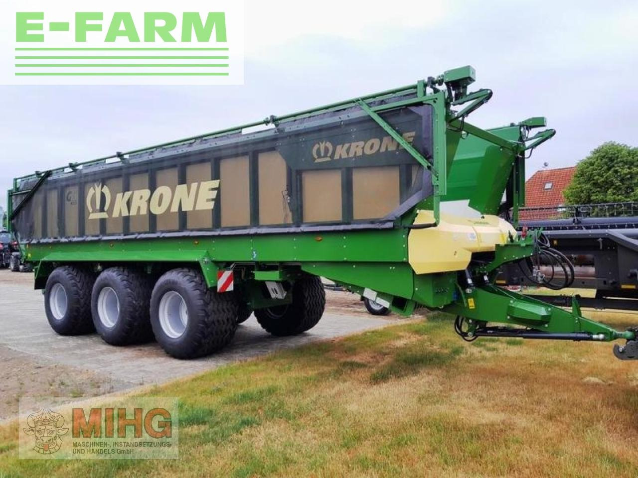 Farm tipping trailer/ Dumper Krone gx 520 tridem fahrwerk