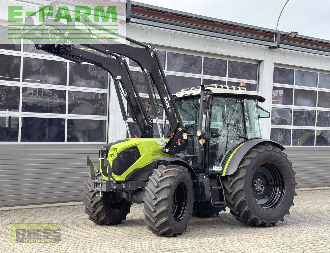 Farm tractor CLAAS axos 240 advanced black a110