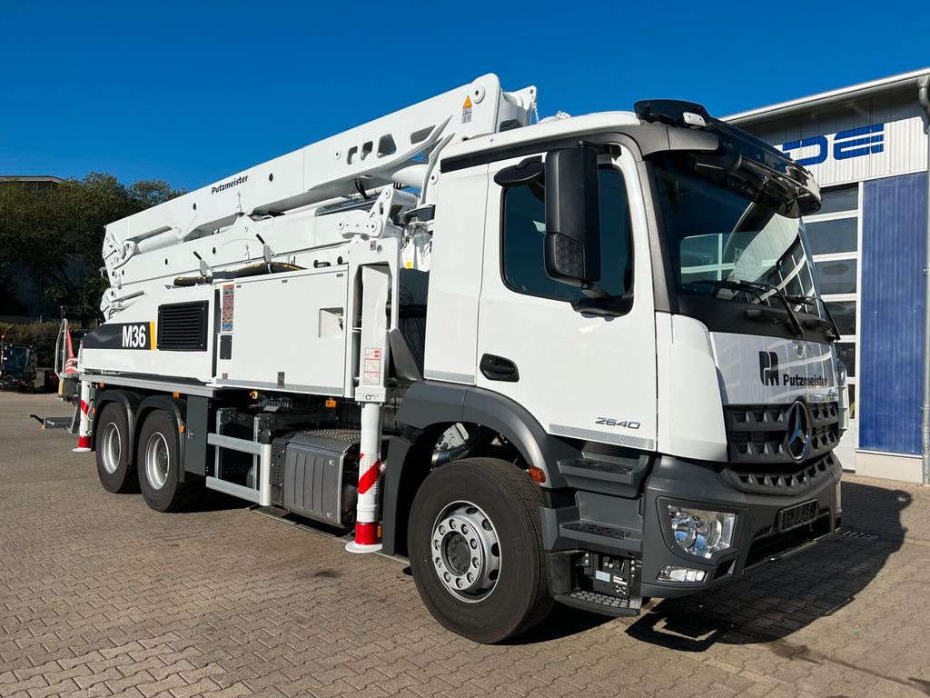 New Concrete pump truck Mercedes-Benz AROCS 2640 6×4 E6 Betonpumpe Putzmeister 36-4 M