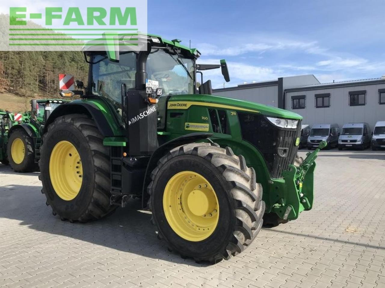 Farm tractor John Deere 7r 350