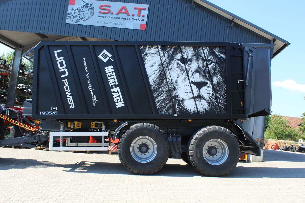 New Farm tipping trailer/ Dumper Metal-Fach T-935/6-Black Lion Power