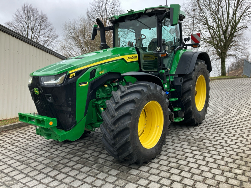 Farm tractor John Deere 8R340/CommandPro/HR-Gewichte/PowerGard