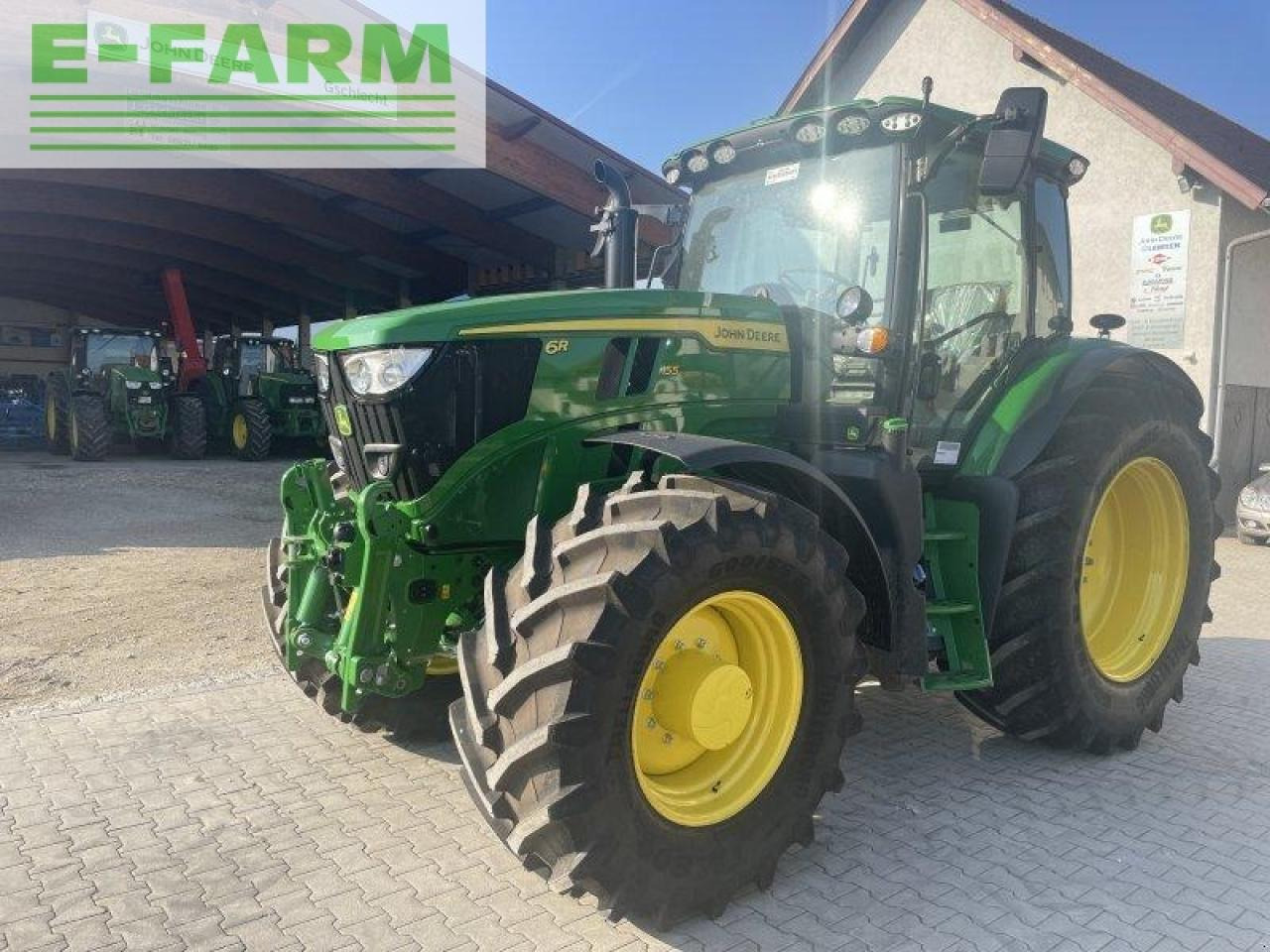 Farm tractor John Deere 6r155