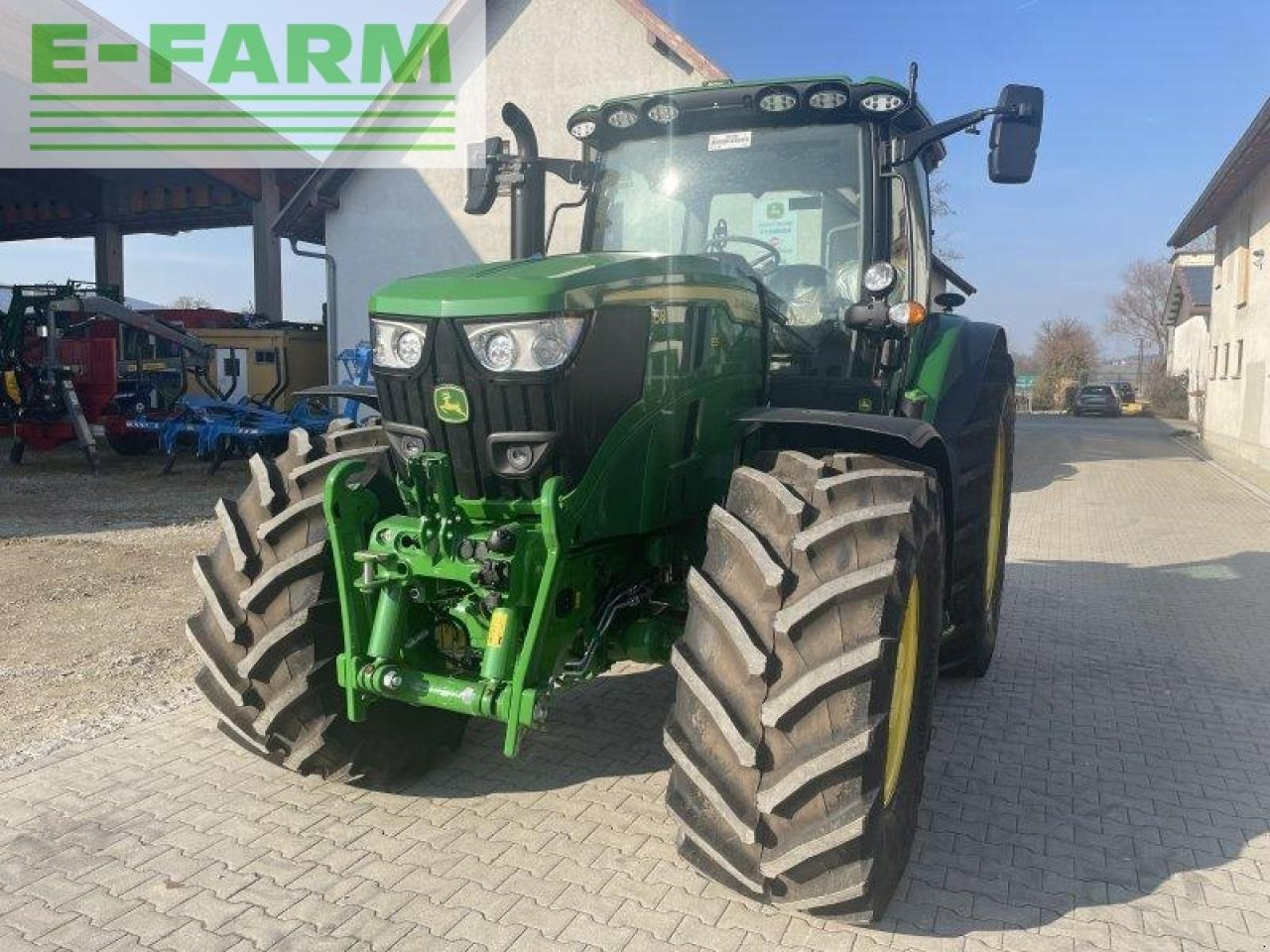 Farm tractor John Deere 6r155