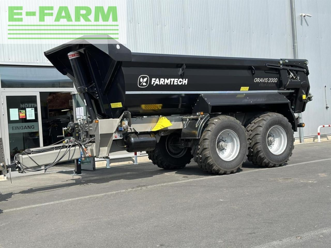 Farm tipping trailer/ Dumper Farmtech gravis 2000 hardox black edition