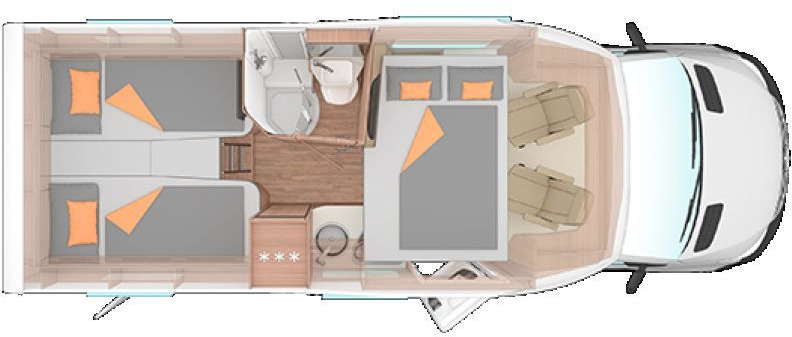 New Semi-integrated motorhome Weinsberg CaraCompact Suite 640 MEG EDITION [PEPPER] *1118