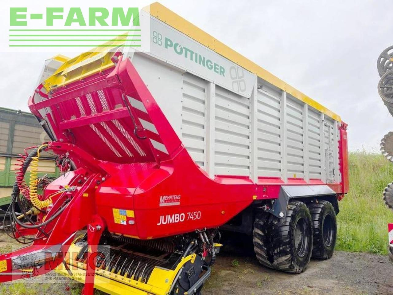 Self-loading wagon Pöttinger jumbo 7450 db