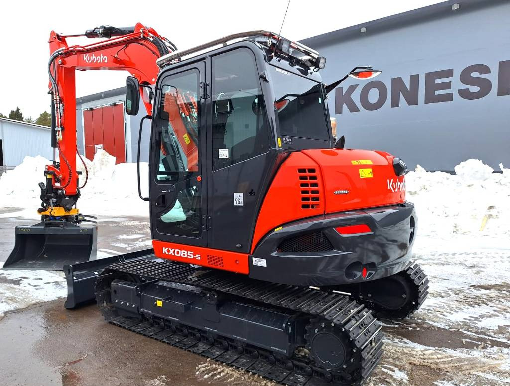 New Mini excavator Kubota KX085-5 UUTUUS!!