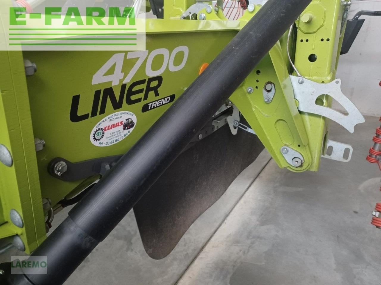 Tedder/ Rake CLAAS liner 4700 trend plus bedienung