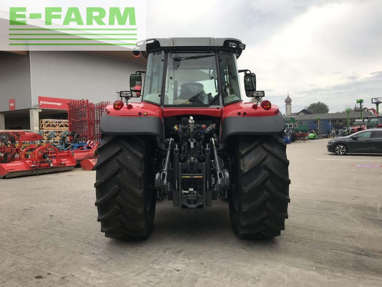 Farm tractor Massey Ferguson mf 6s.155 dyna-6 efficient