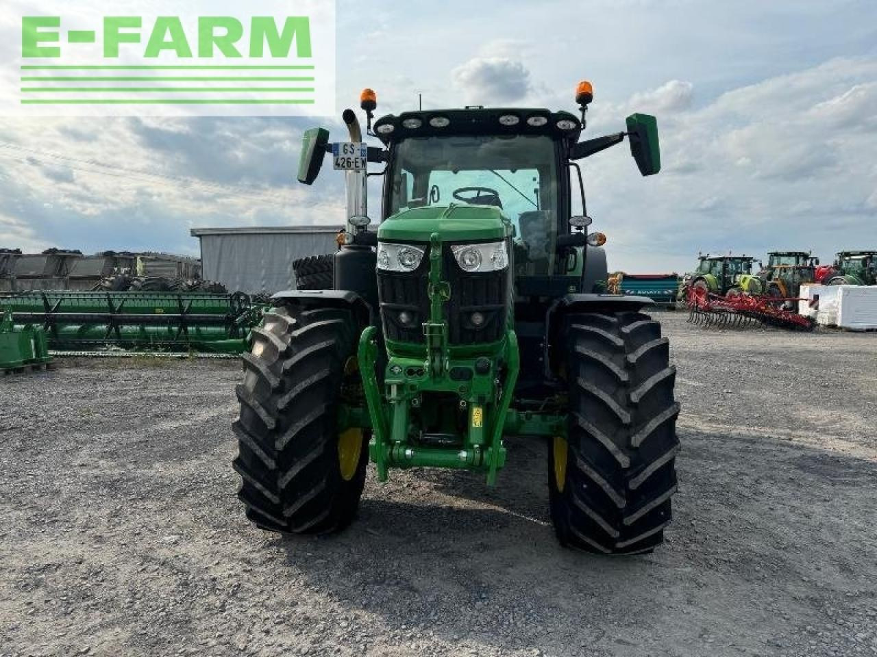 Farm tractor John Deere 6r185