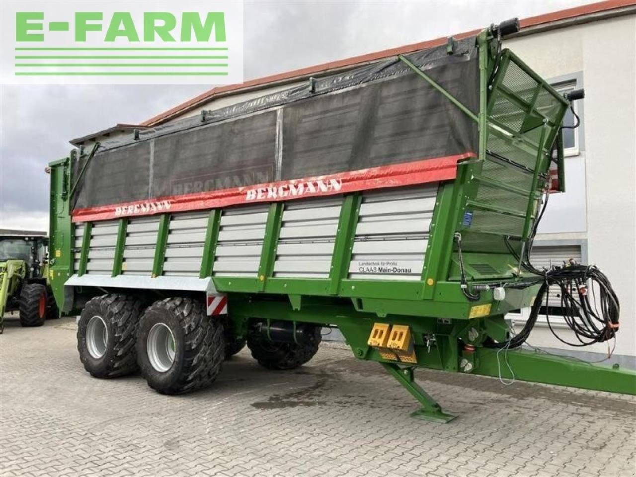 Farm trailer Bergmann htw 45 mit laderaumabdeckung