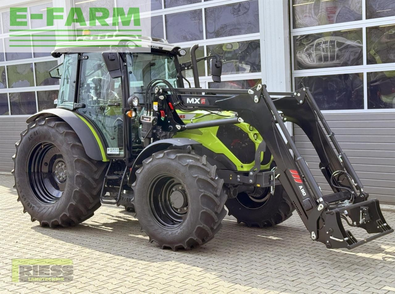 Farm tractor CLAAS axos 240 advanced black a110