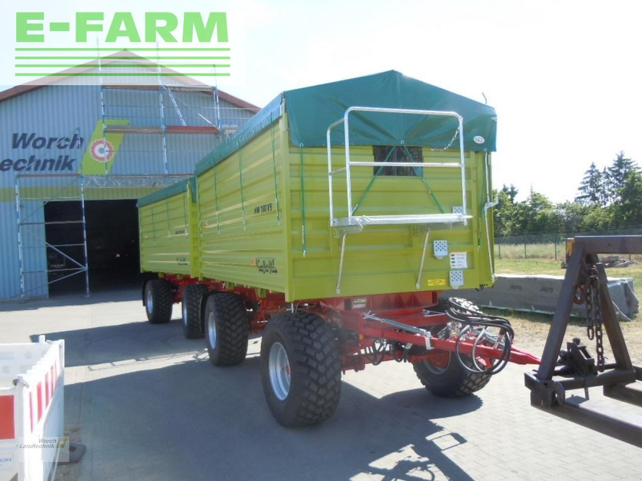 Farm tipping trailer/ Dumper Conow hw 180.1 zsk v9