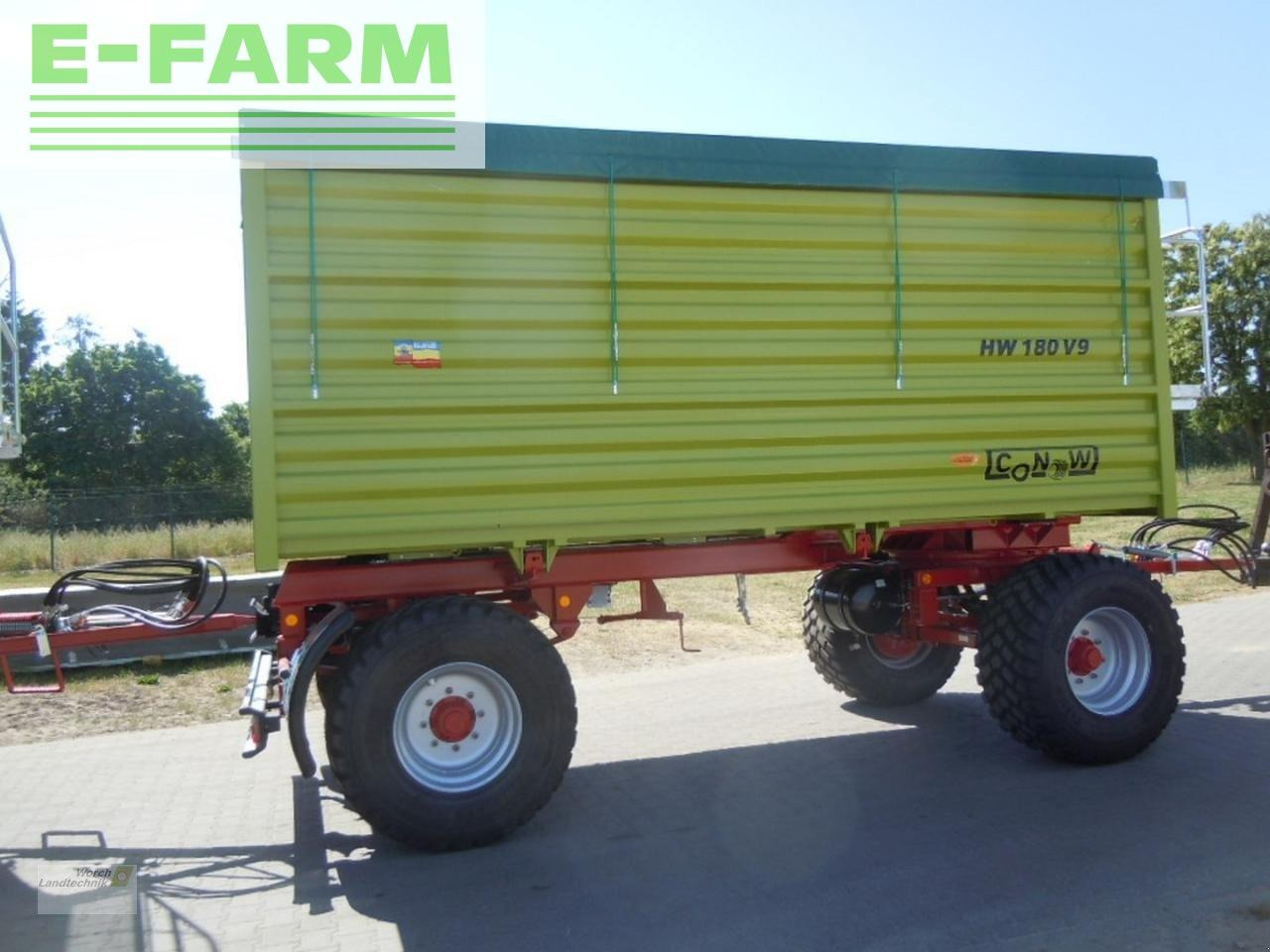 Farm tipping trailer/ Dumper Conow hw 180.1 zsk v9