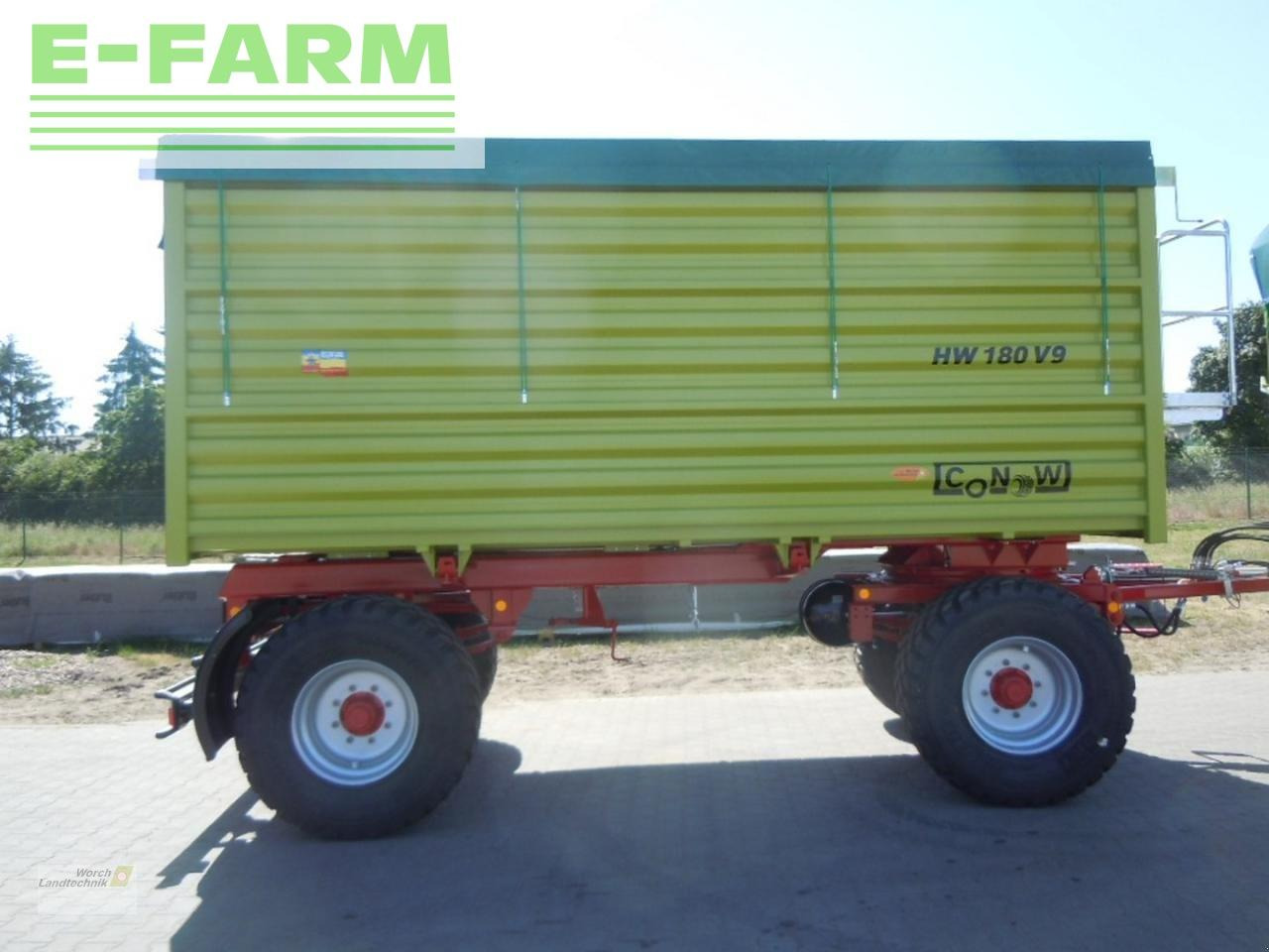 Farm tipping trailer/ Dumper Conow hw 180.1 zsk v9