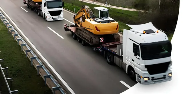 Transport de matériel de construction